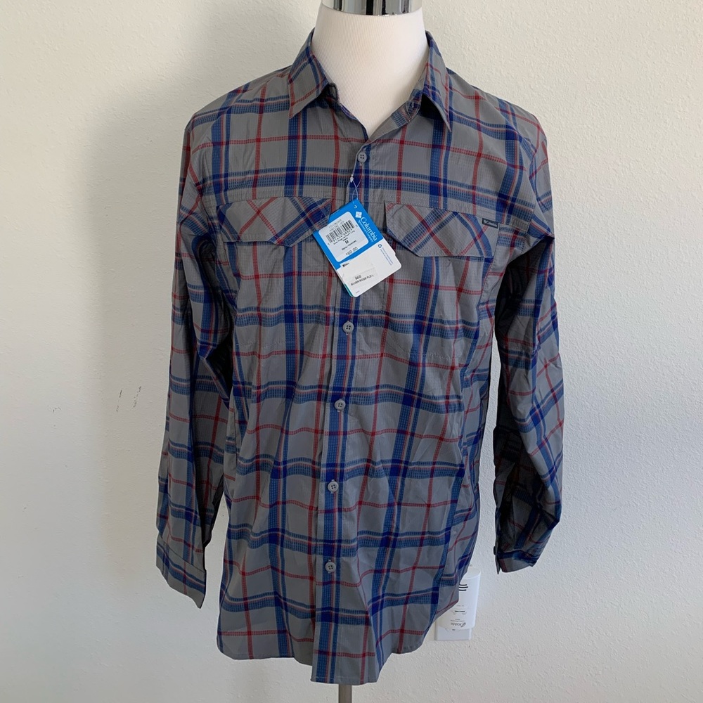 Columbia Silver Ridge plaid long-sleeve shirt